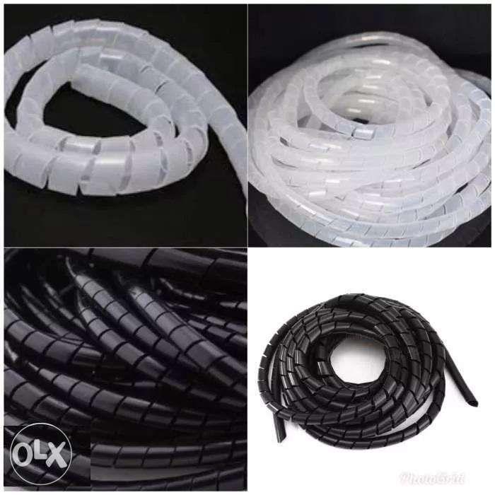 Spiral Duct Wire Moulding, Furniture & Home Living, Home Improvement ...