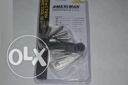 33 in 1 Twin Bike Tool Set (Category: Bicycles) located in Manila. Submitted by joeyroque09 (Listing ID 239258433, Image 2). Description: 33 in 1 Twin Bike Tool Set Brand: Ameriman 6-Hex Key:2-2.5-3-4-5-6(51L) mm 1-Nut Driver: 8mm 5-Open Wrench: 9-10-12-13-15 mm 3-Spock Wrench:14G, 15G, 0.136” 2-Screwdriver: Slot:5, PH:2 (Φ5mm) 3-Rubber Patches(25mm Dia) 3-Rubber Patches(24*32mm Dia) 3-Rubber Patches(34*52mm Dia) 2-20mm Valve Tubing 1-20×30mm Met
