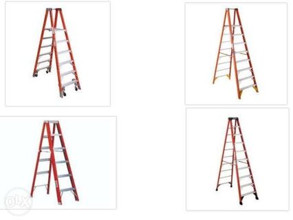 Meison Ridgid Fiberglass step ladder