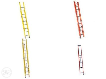 Meison ridgid fiberglass extension ladder