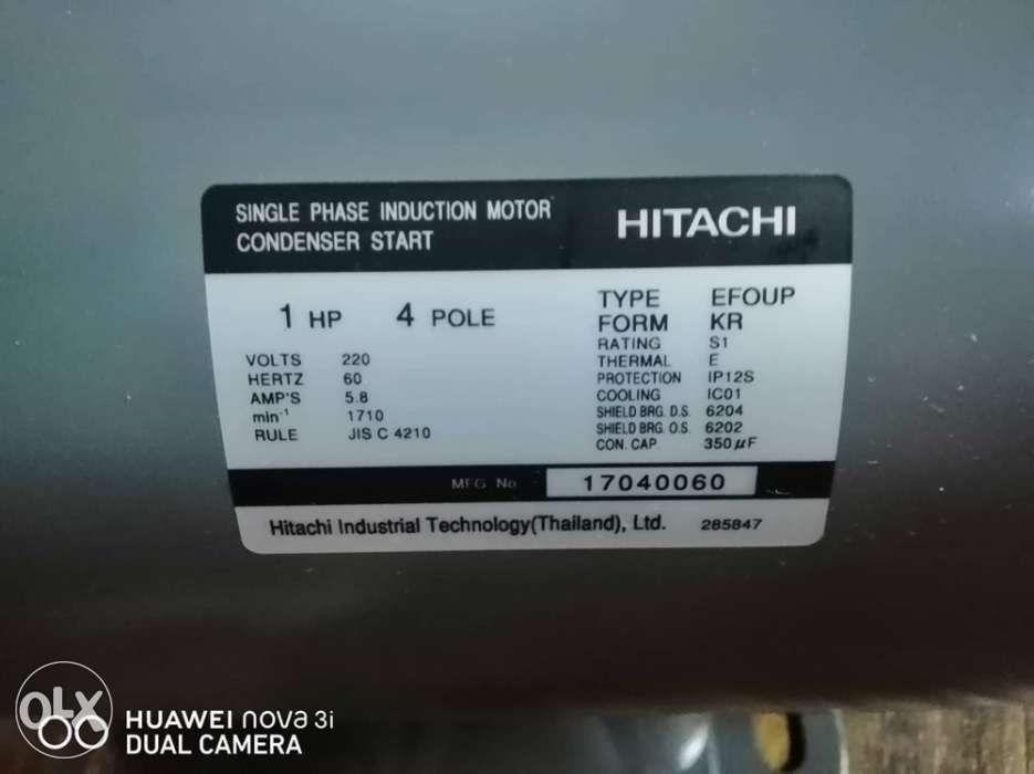 Condenser Induction motor (Category: Pest Control) located in Manila. Submitted by joeyroque09 (Listing ID 239261808, Image 2). Description: 09177110098 for inquiries https://www.facebook.com/takezo.industrial Our Website: takezoindustrialsupply.com https://takezoindustrialsupply.storehub.me/ Hitachi motor 1hp single phase Condenser start motor Foot mounted 4pole Price:15,810..