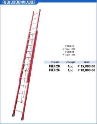 FGEII-24 Fiber Extension Ladder