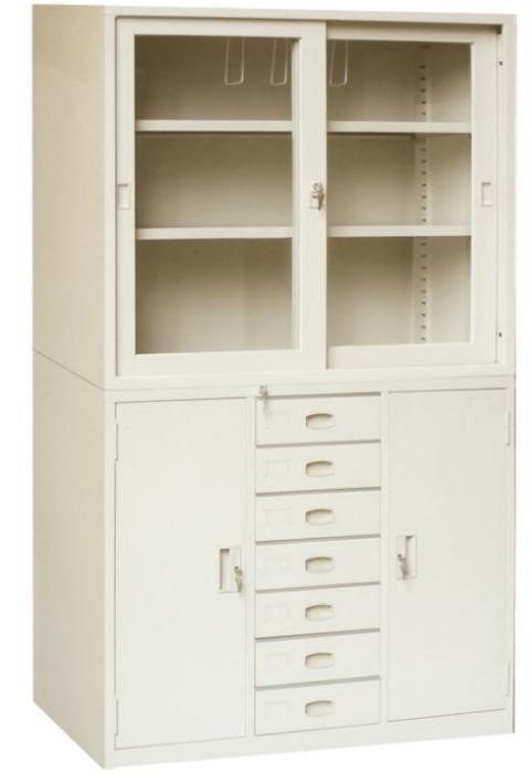 4 Feet Sliding Doors Document File Cabinet Set Office Furniture