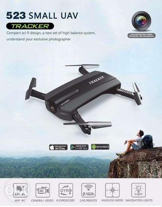 JXD Tracker Foldable Mini RC Selfie Drone with Wifi FPV 03MP Camera