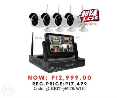 cctv camera with monitor price