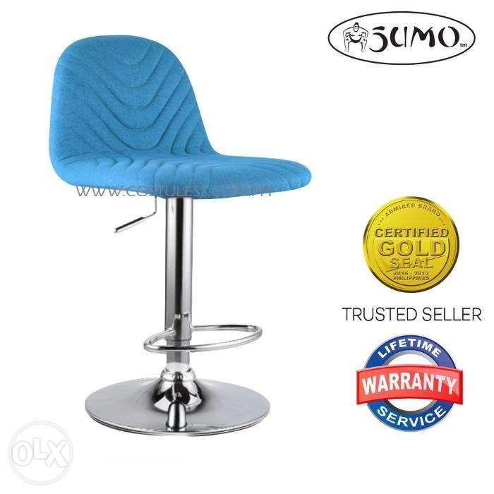 Blue Fabric Seater BAR CHAIRS and BAR STOOLS Bar Office Furniture