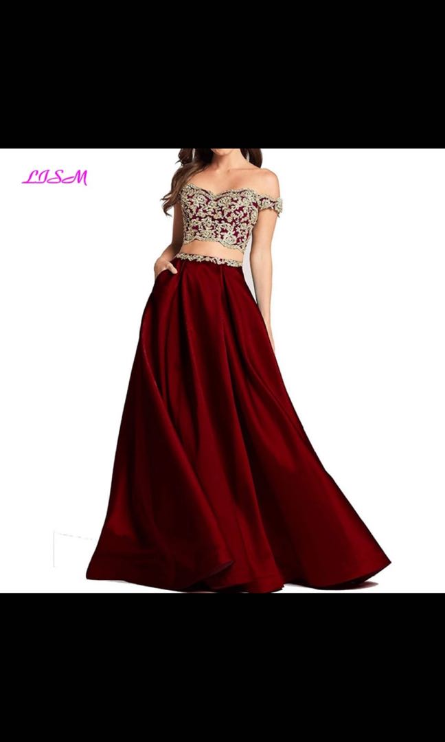 2 piece evening gown Clearance