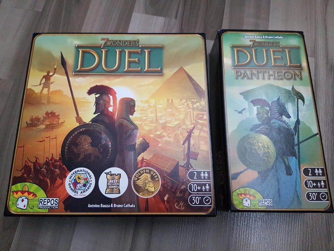 7 Wonders Duel Board Game Pantheon Expansion Hobbies Toys Toys Games On Carousell