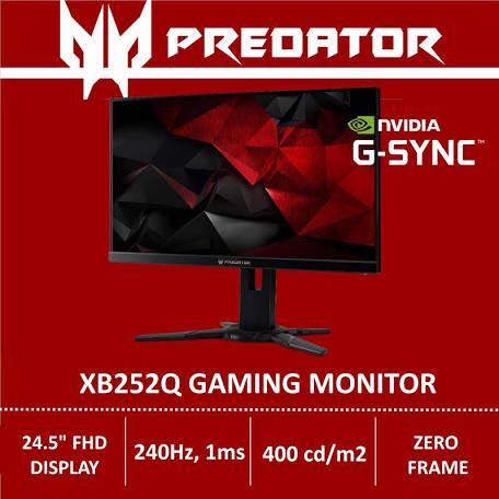 Acer Predator Xb252q 240hz 1ms Gaming Monitor Electronics Computer Parts Accessories On Carousell