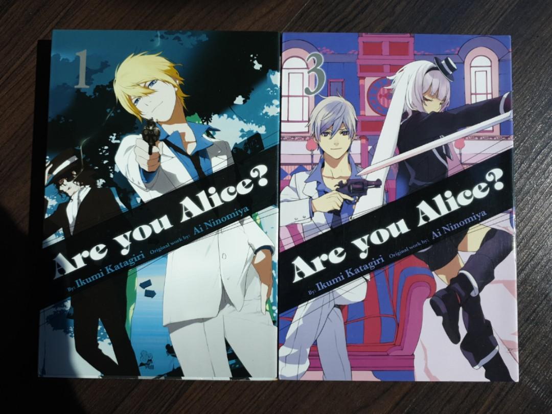 Are You Alice Manga Vol 1 3 English Books Stationery Comics Manga On Carousell