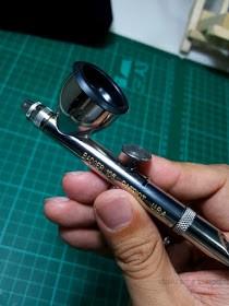 Badger Xtreme Patriot 105 Airbrush Kit (Category: Craft Supplies & Tools) located in Manila. Submitted by raineshop77 (Listing ID 238648413, Image 3). Description: New from Badger the Xtreme patriot 105 Airbrush, gravity feed, dual action, internal mix with nozzle size .3 and linear air-flow angle 5 degrees Special Features: On airbrush Precision Air Control (PAC) Dial - restricts and increases air flow High Roller Triger - approximately 1/4" tal