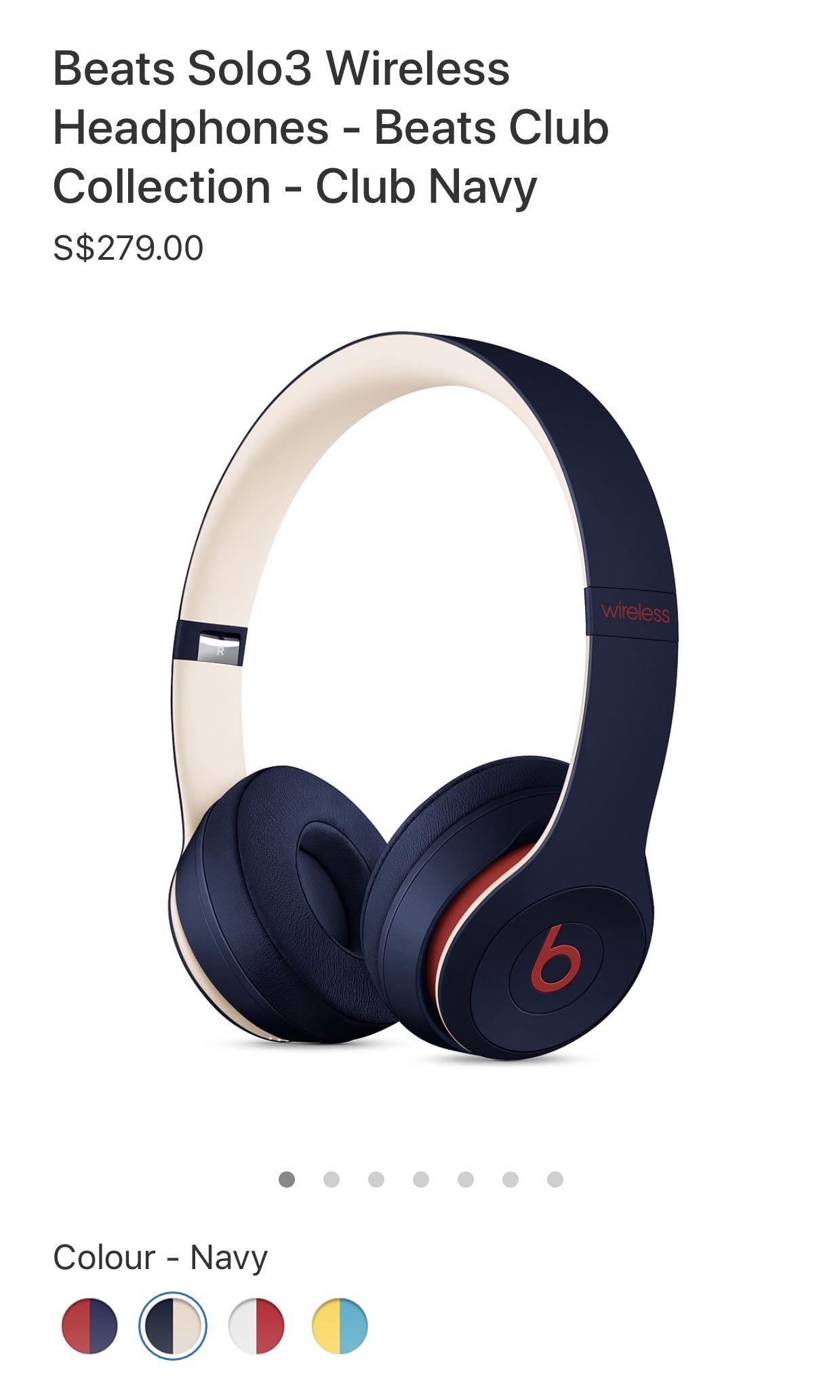 Beats solo club navy discount