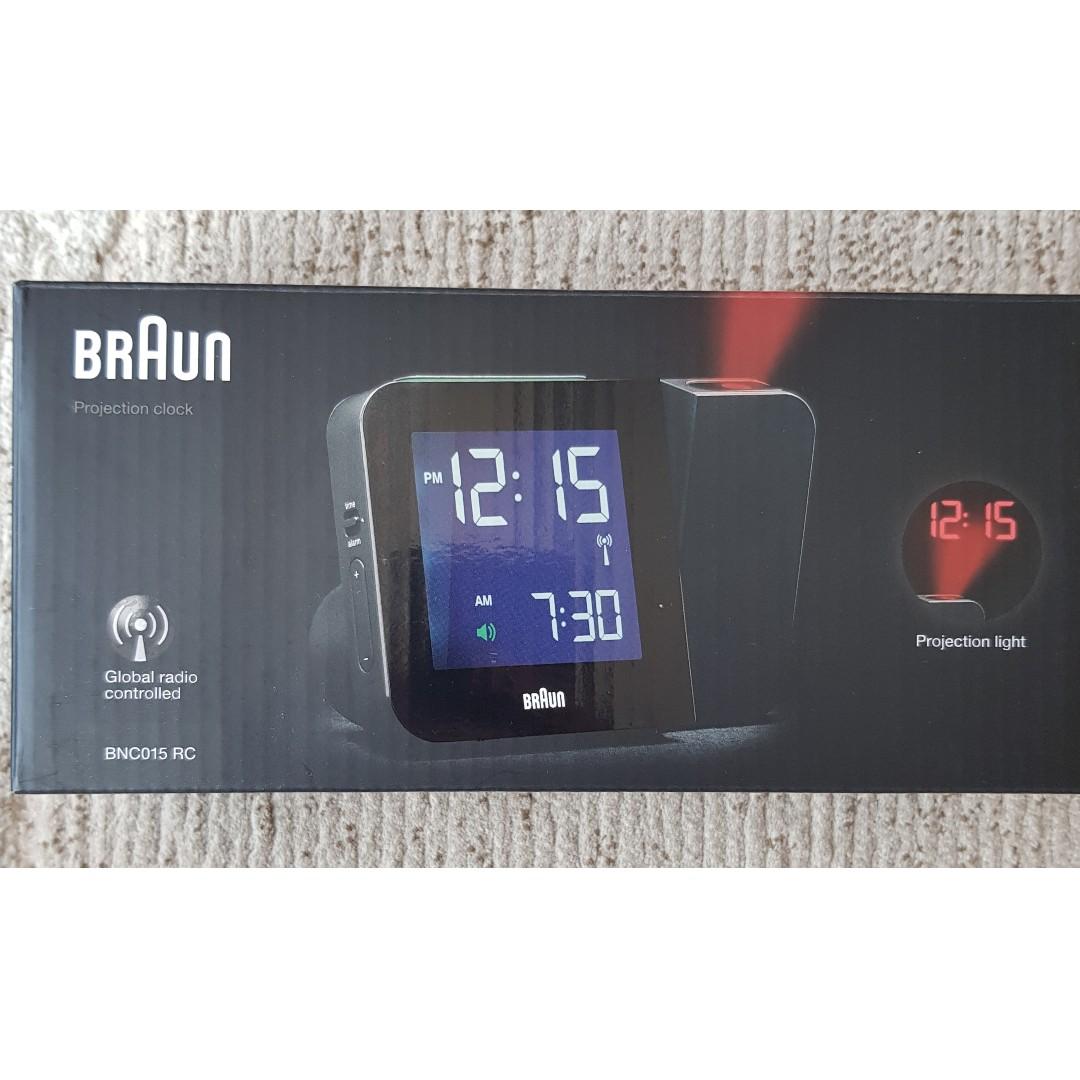 Braun Digital Global Radio Controlled Projection Clock BNC015 RC, Audio