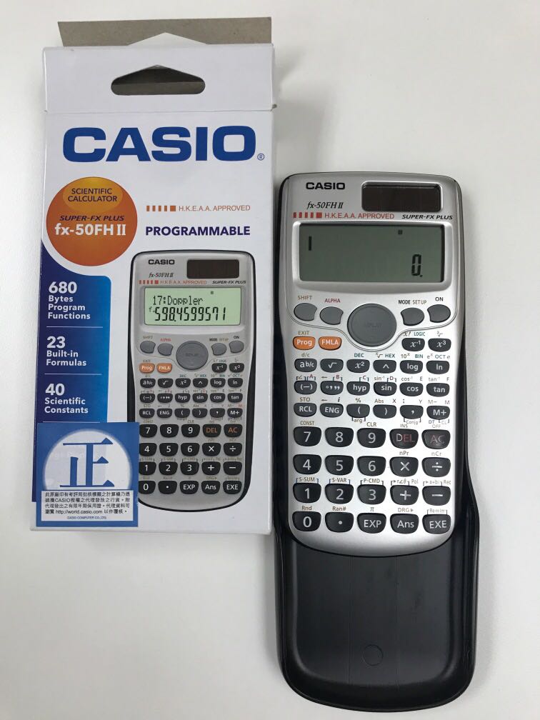 Casio Calculator fix50FHII, 興趣及遊戲, 手作＆自家設計, 文具 Carousell