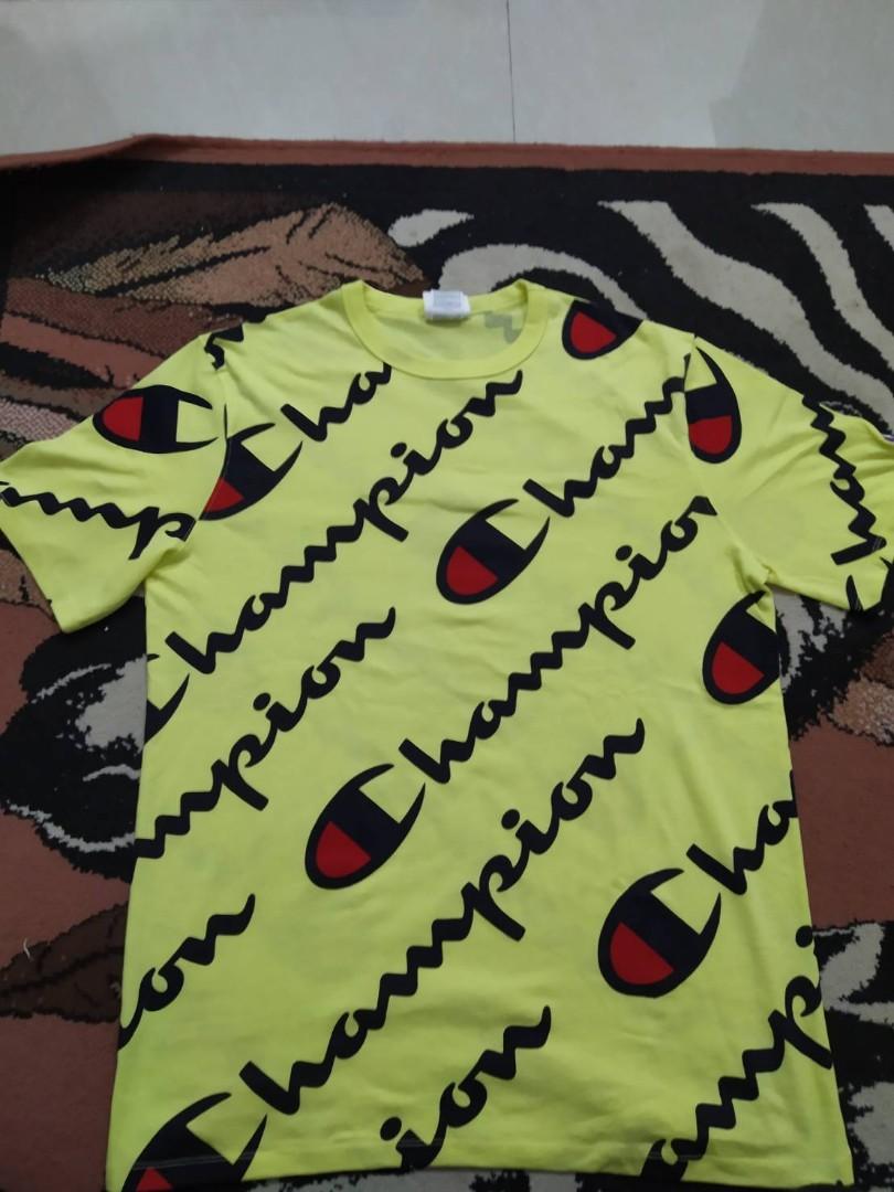 champion heritage tee yellow