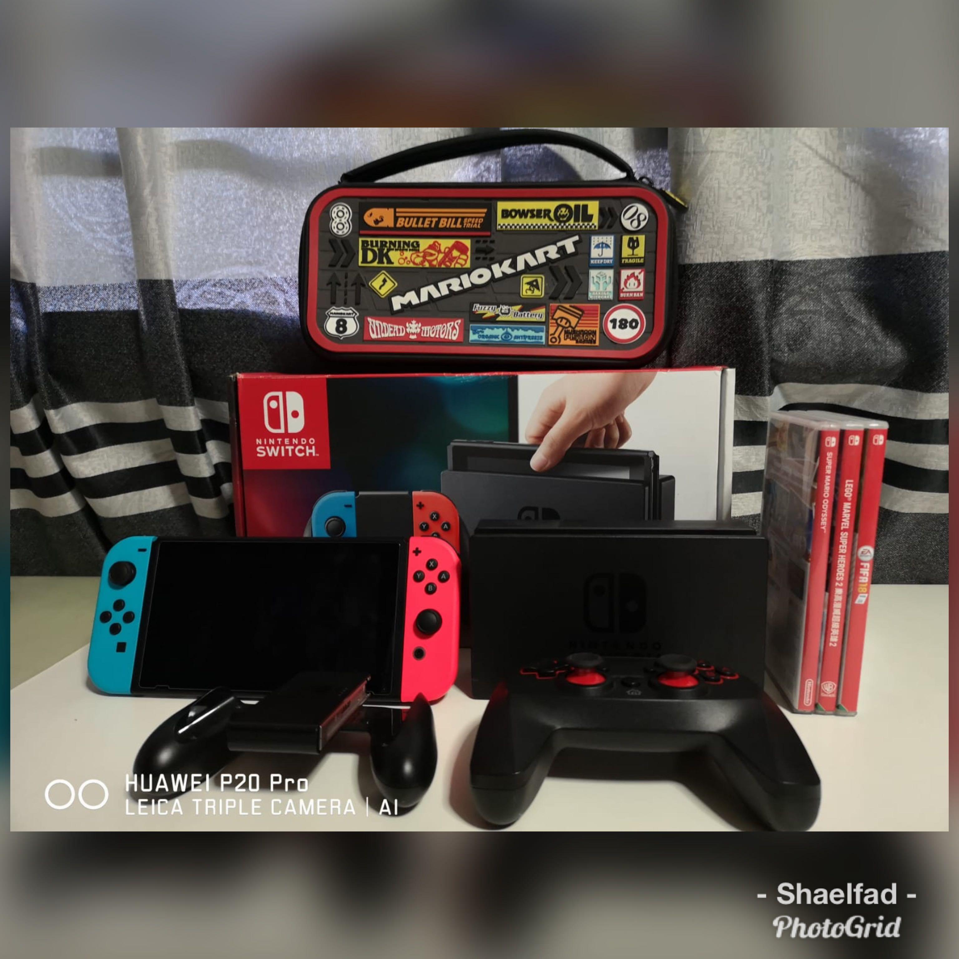 Cheapest Nintendo Switch Neon With Free Gifts, Video Gaming, Video