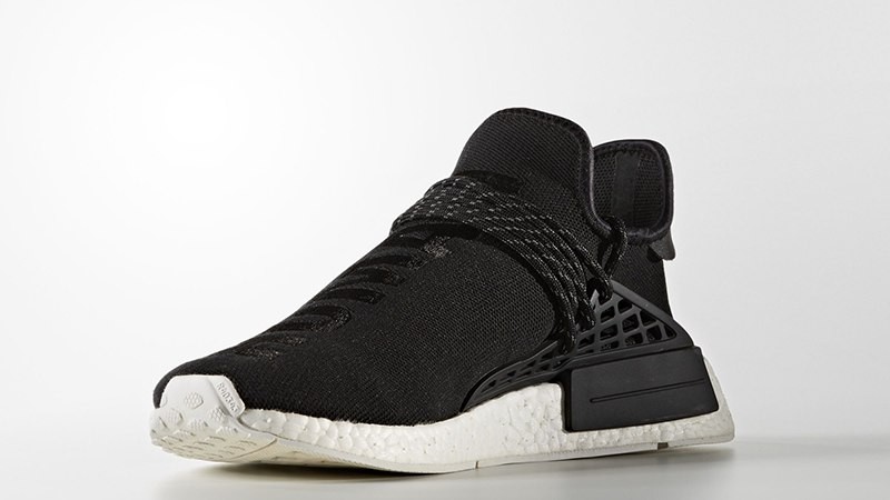 black pharrell nmd hu