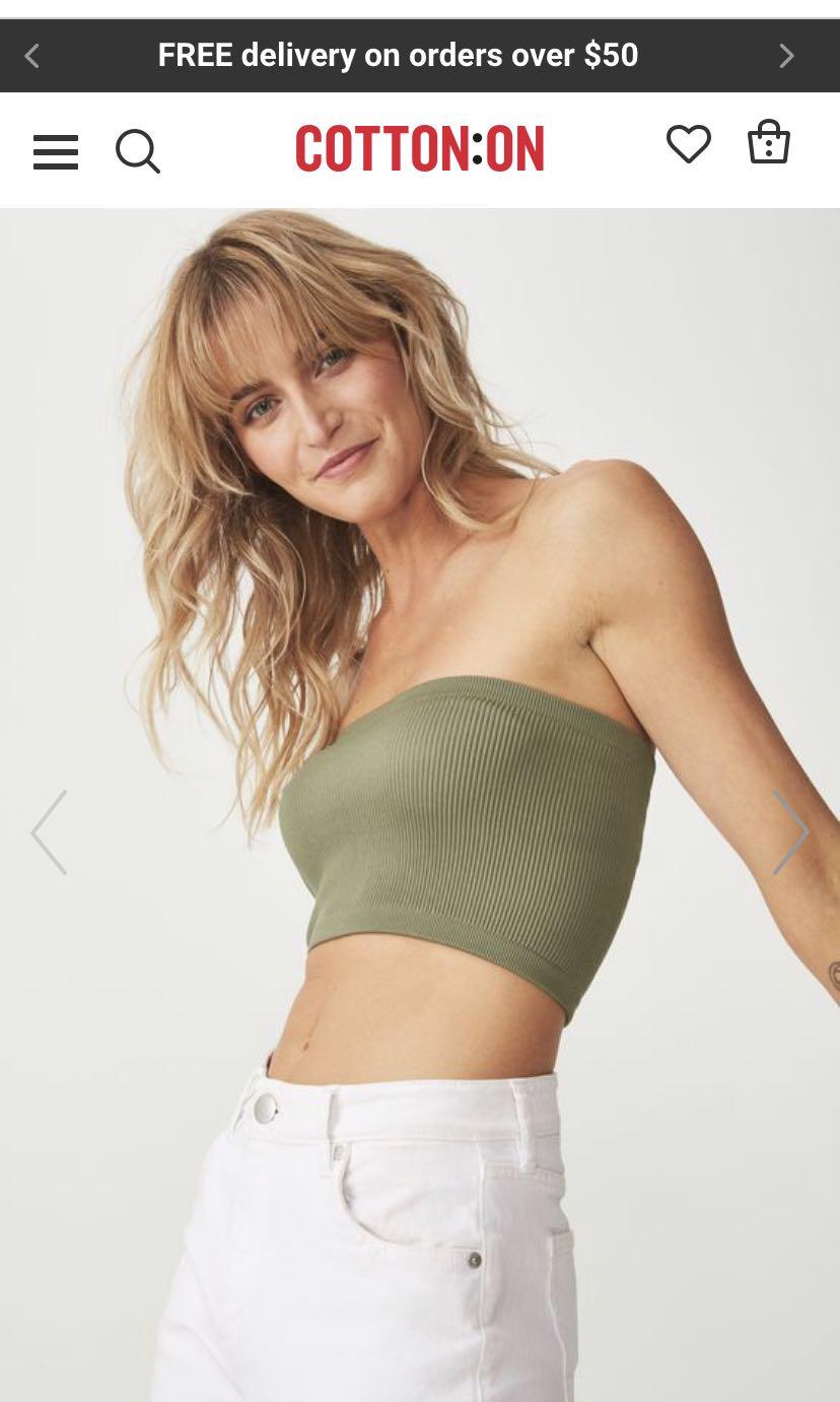 Bandeau top cotton on Clearance