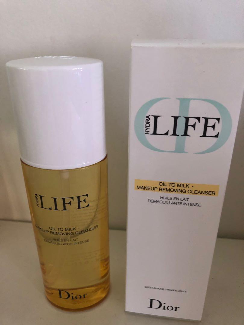 hydra life oil to milk makeup removing cleanser