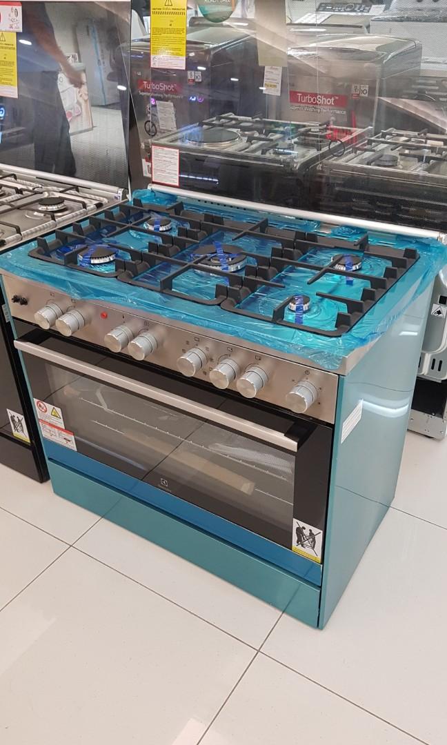 electrolux gas range ekm 9689x 90cm, TV & Home Appliances, Kitchen Appliances, Hobs & Hoods on