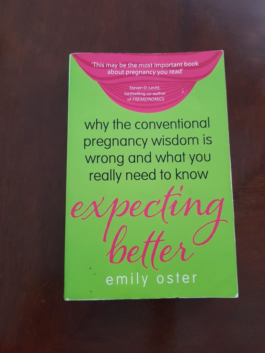Expecting Better By Emily Oster Books Stationery Non Fiction