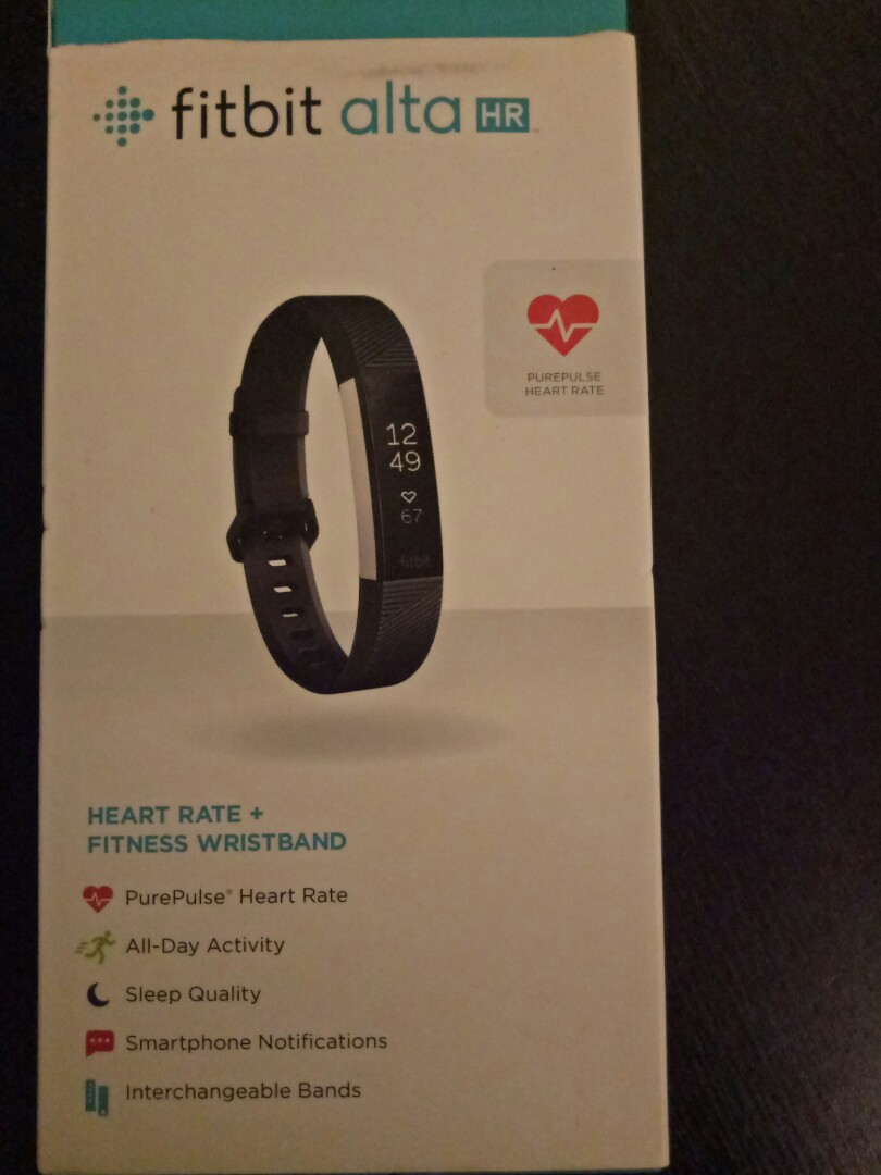 Fitbit Alta Heart rate small black, Mobile Phones & Gadgets, Wearables