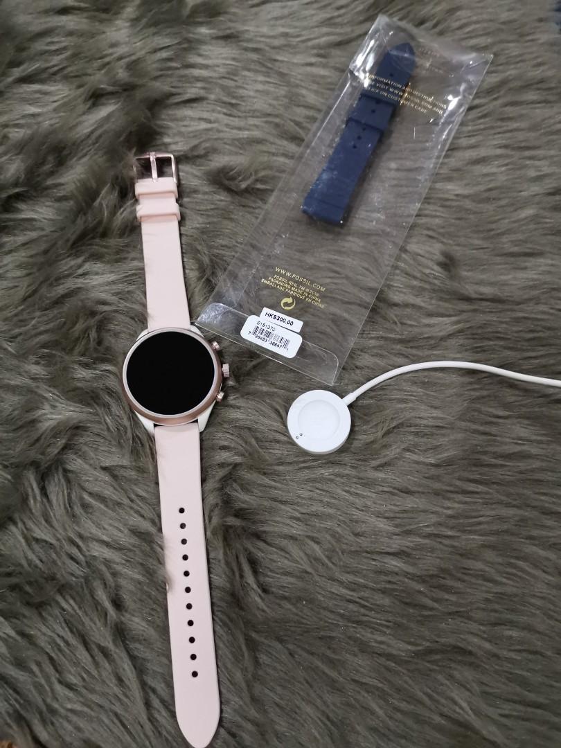 Fossil sport blush silicone 2025