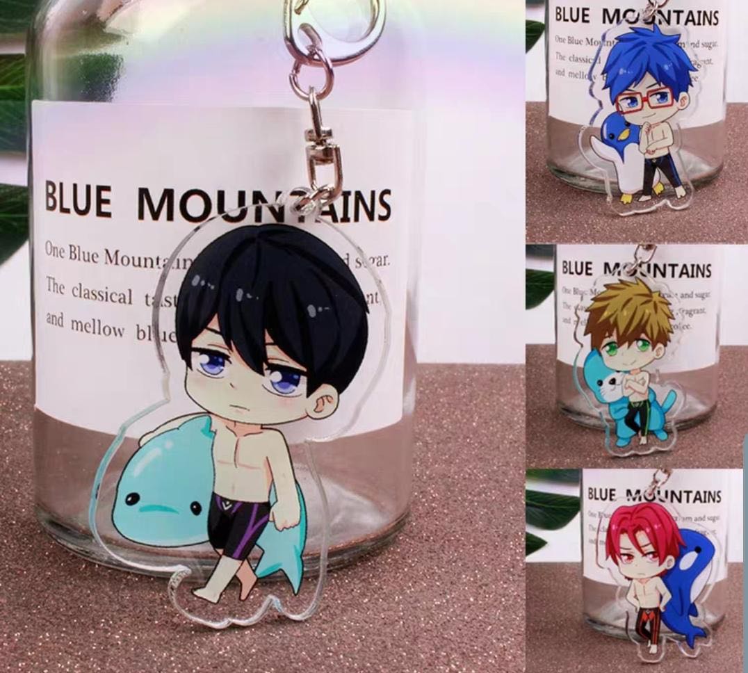 Free iwatobi swim club keychains outlet