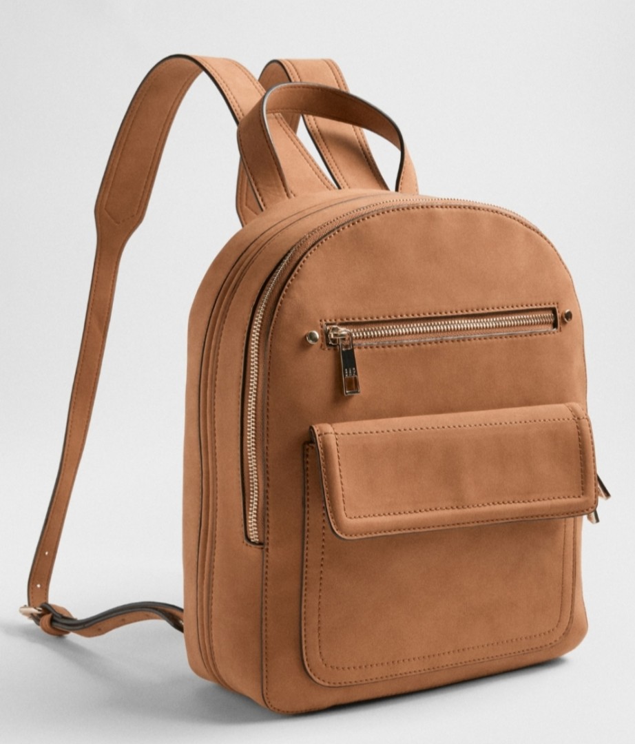 FINAL SALE GAP Modern Backpack Cognac