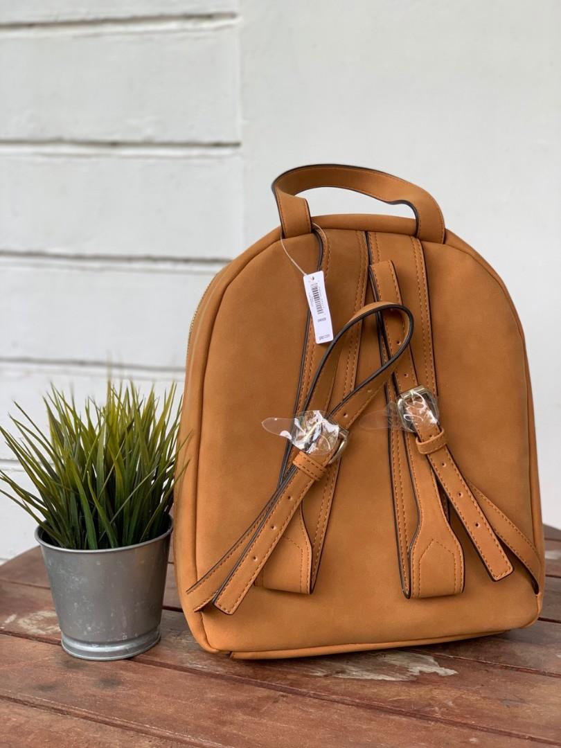 FINAL SALE GAP Modern Backpack Cognac