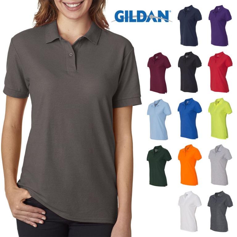 Gildan premium best sale cotton polo