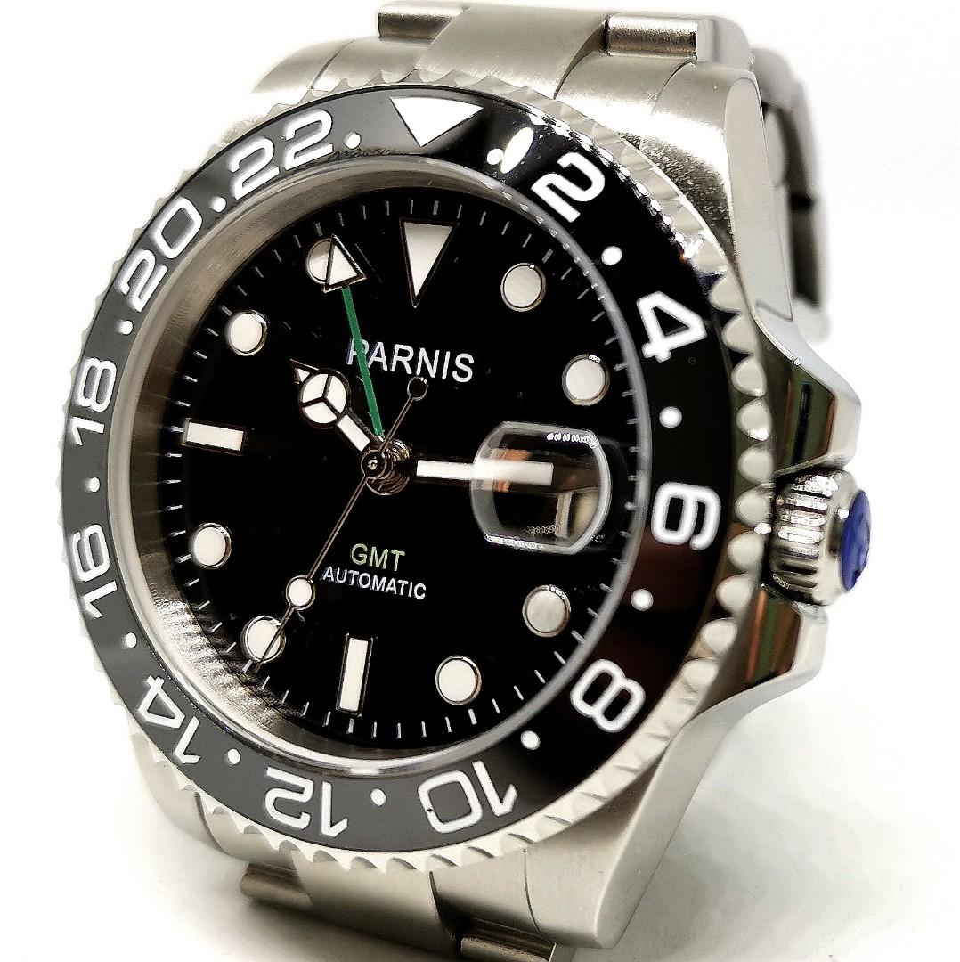 Parnis GMT Master II homage automatic sapphire watch, Mobile Phones ...