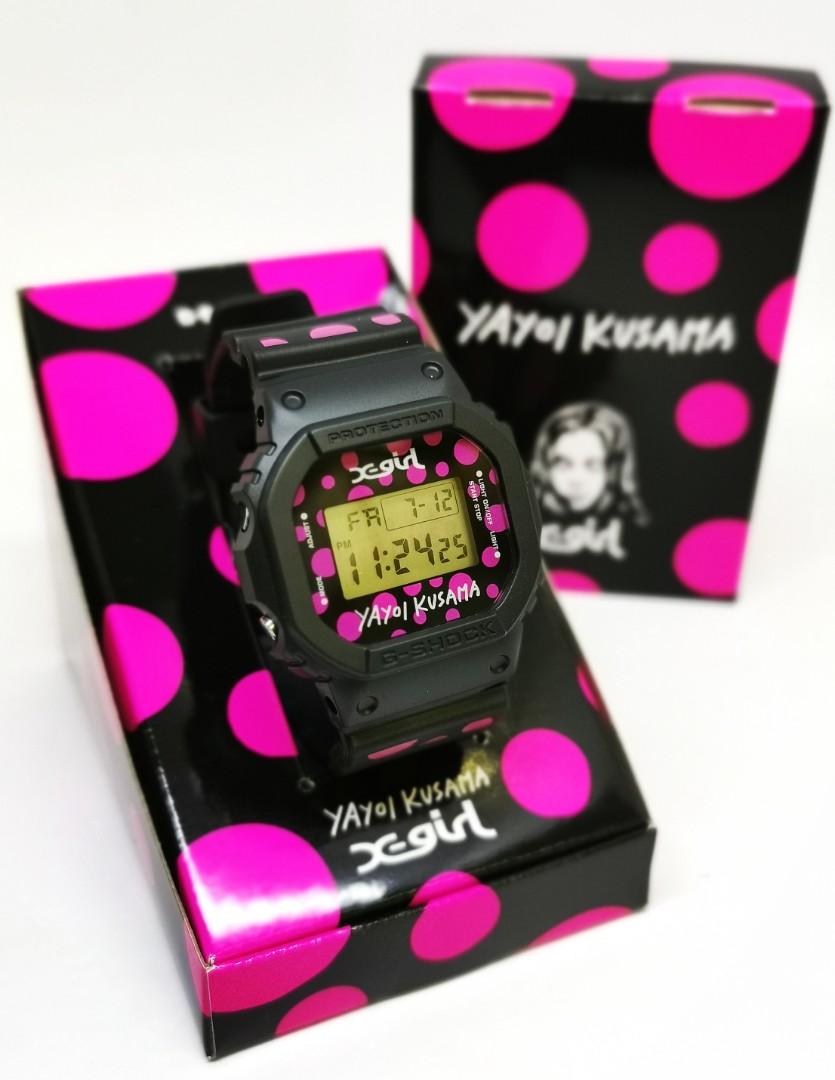 本物 CASIO 腕時計 草間彌生×X-girlコラボモデル G-SHOCK - 腕時計 ...