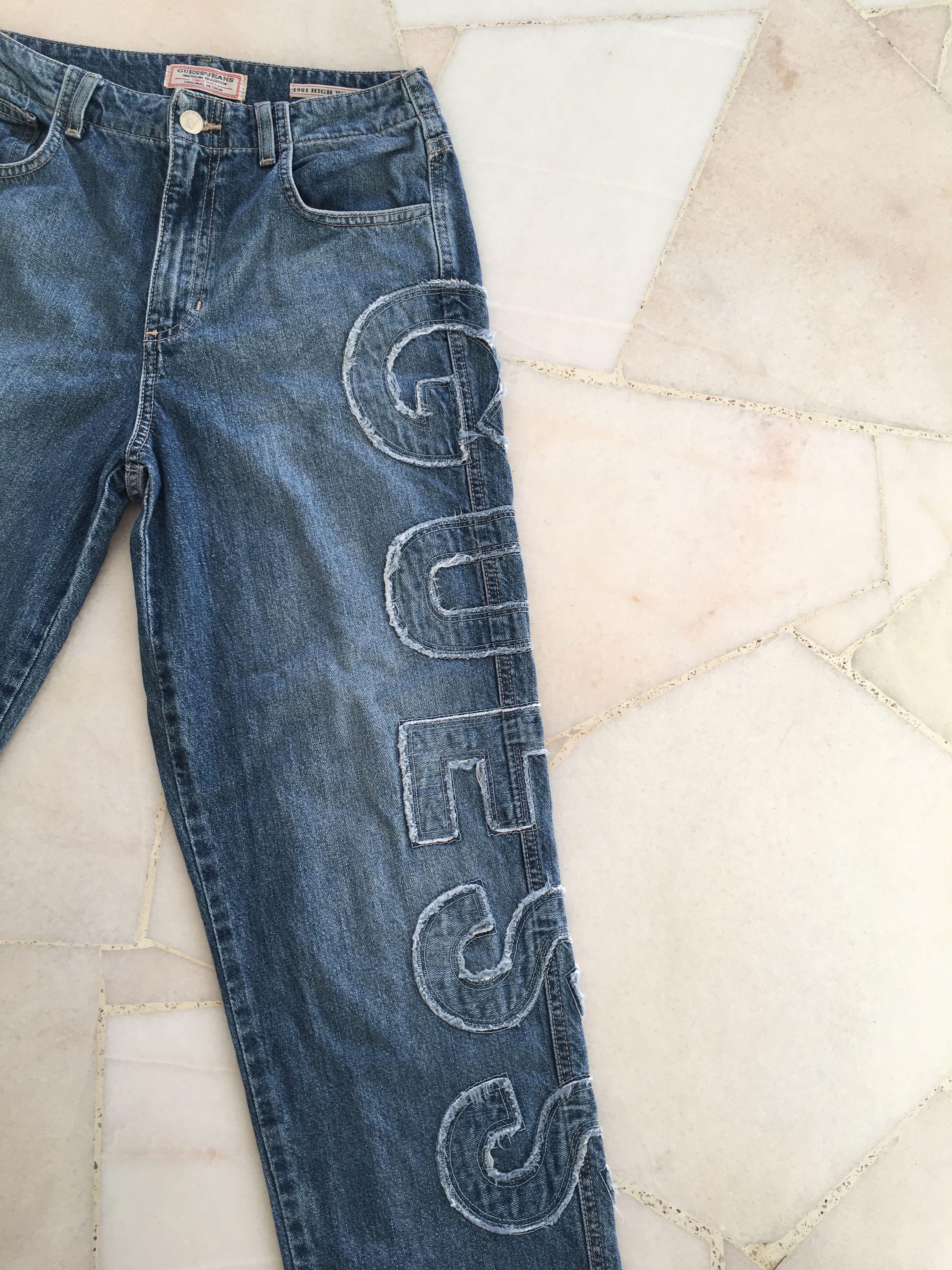 high waisted guess jeans vintage