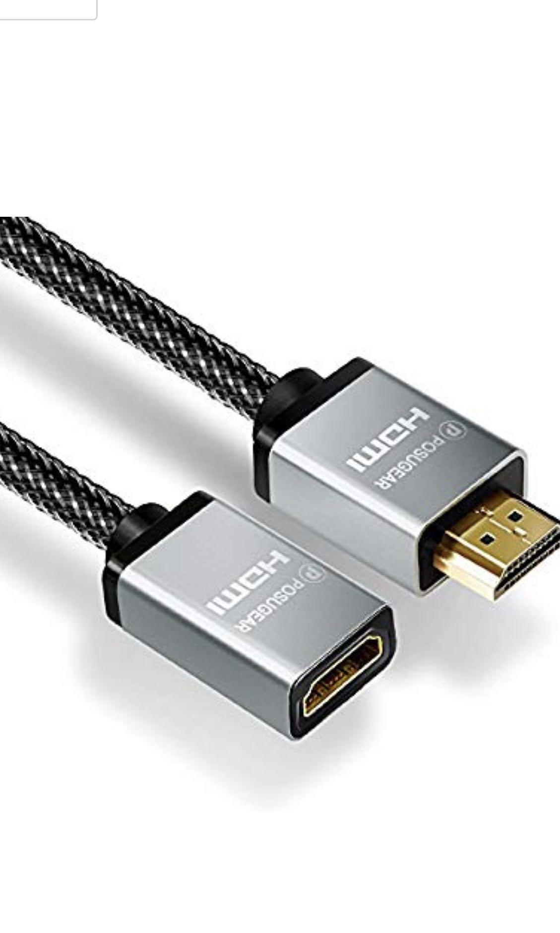 Braided Ultra Hd Hdmi Cable 2 0 2k 4k 60hz 3d 1080p Hdtv Lcd Led