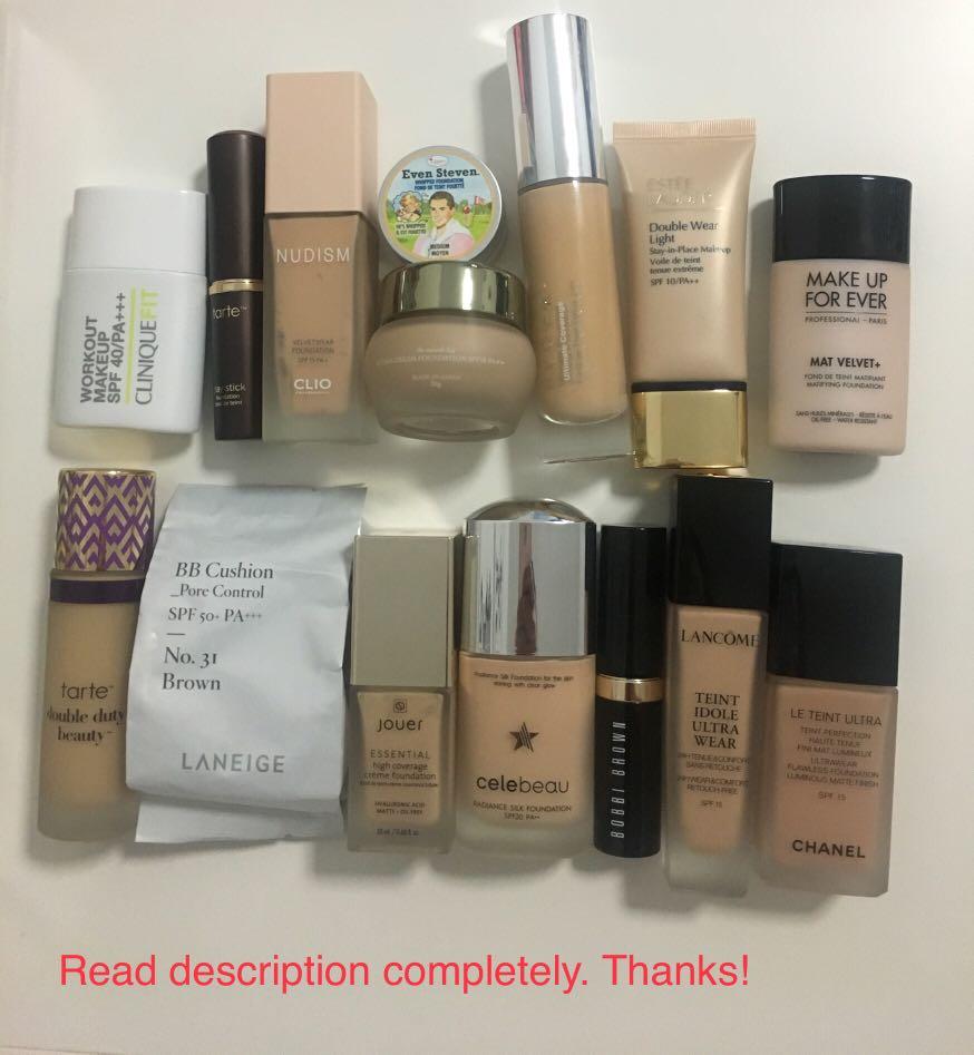 High-End Foundations, Beauty & Personal Care, Face, Makeup on Carousell