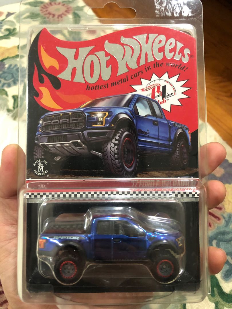 Hot Wheels RLC Red Line Club Ford Raptor, Hobbies & Toys, Toys & Games on  Carousell