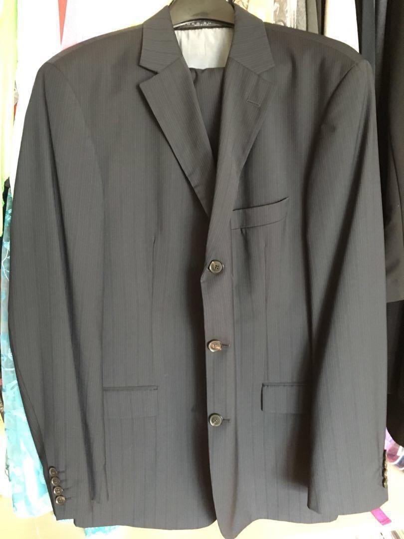 hugo boss 3 button suit