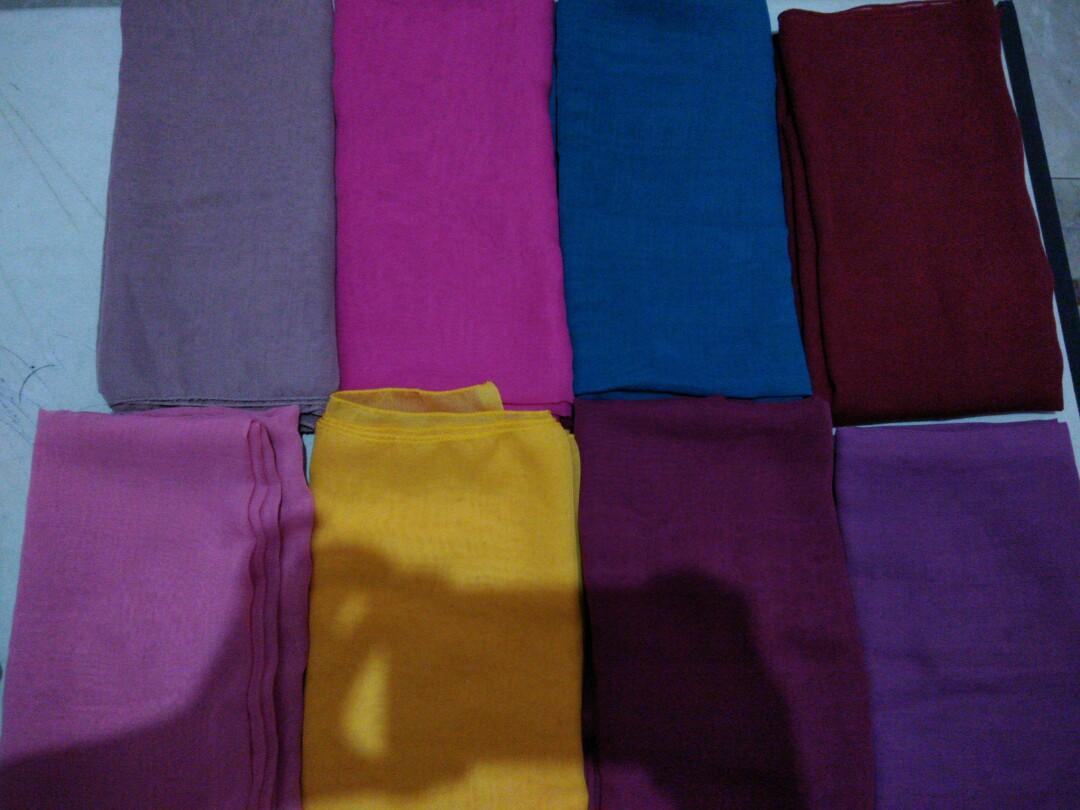 Kerudung Paris 1 Lusin Fesyen Wanita Muslim Fashion Syal Di Carousell