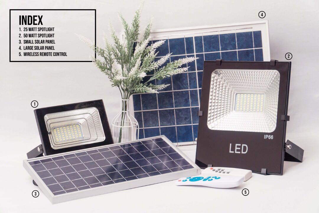 Lampu led shop solar spotlight