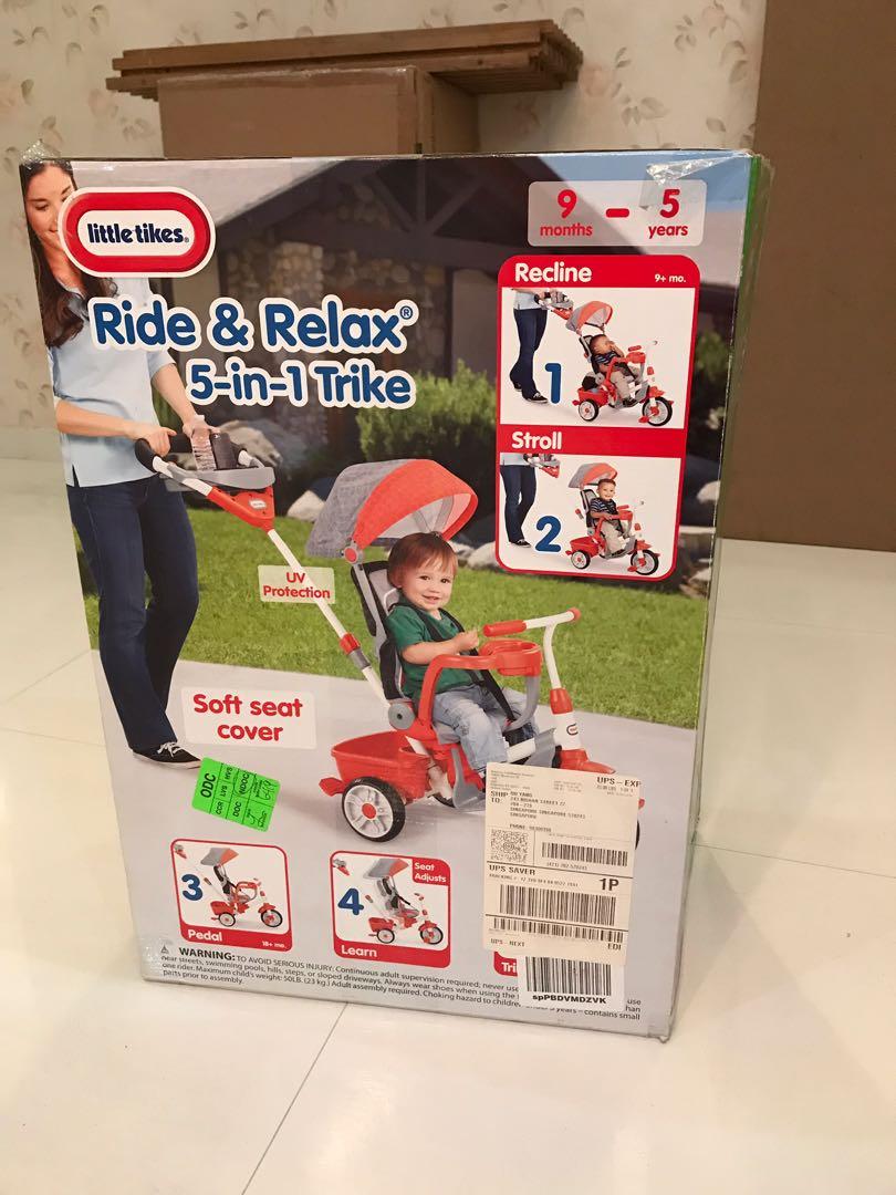 little tikes ride and relax trike