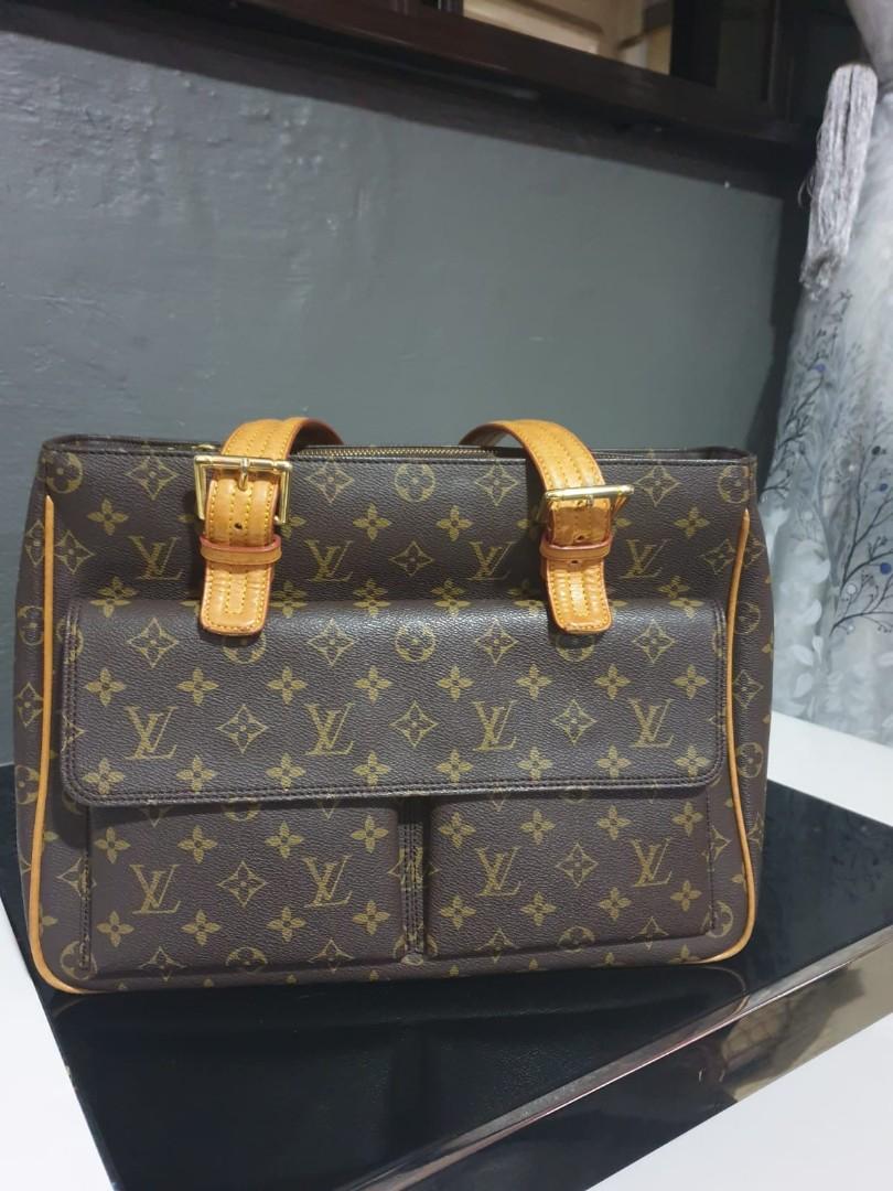 louis vuitton tote with side pockets