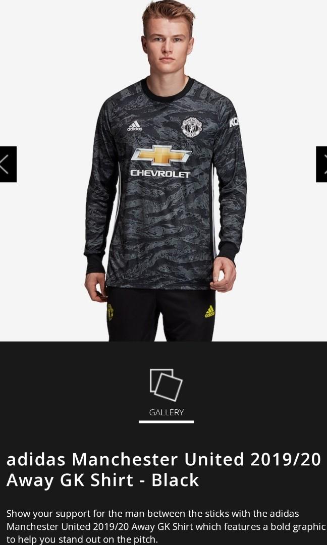 Manchester United 2019 20 Gk Away Sports Sports Apparel On Carousell