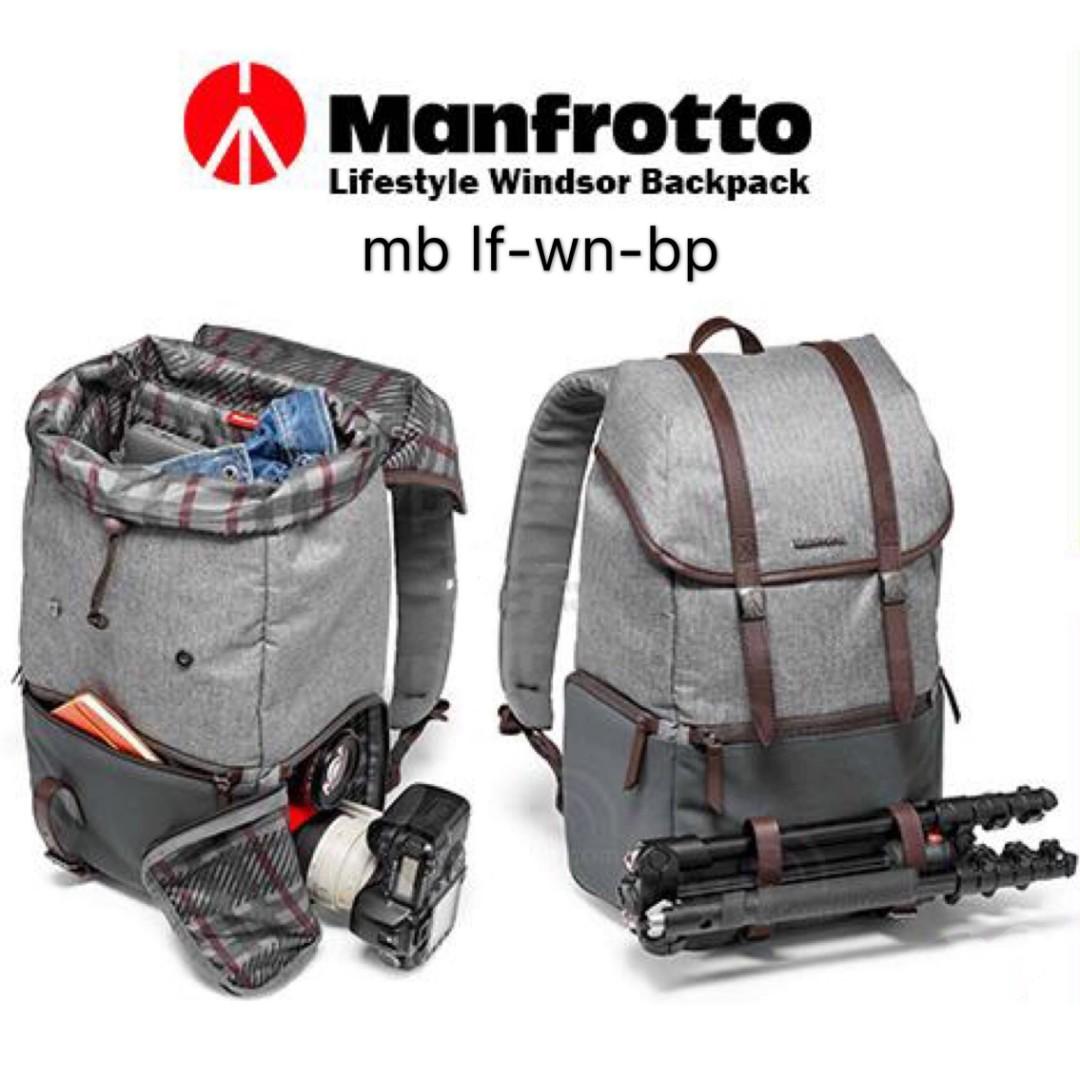 manfrotto windsor camera and laptop backpack