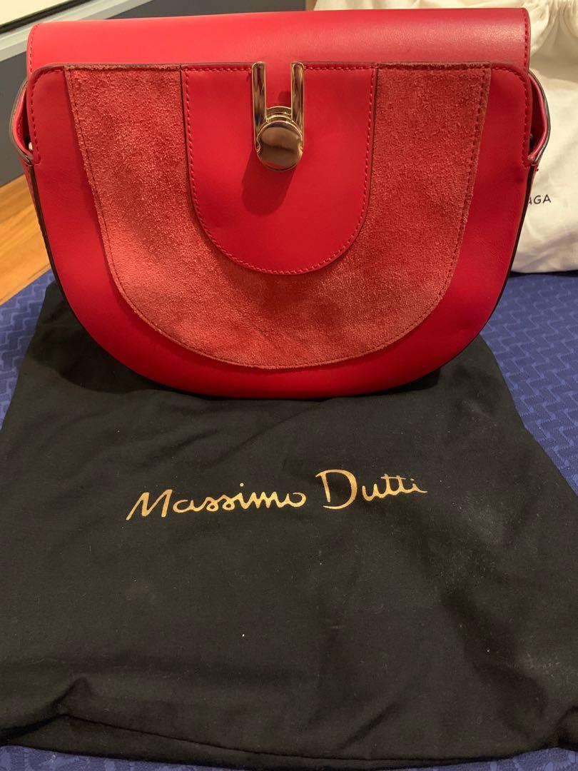 Massimo dutti discount red bag