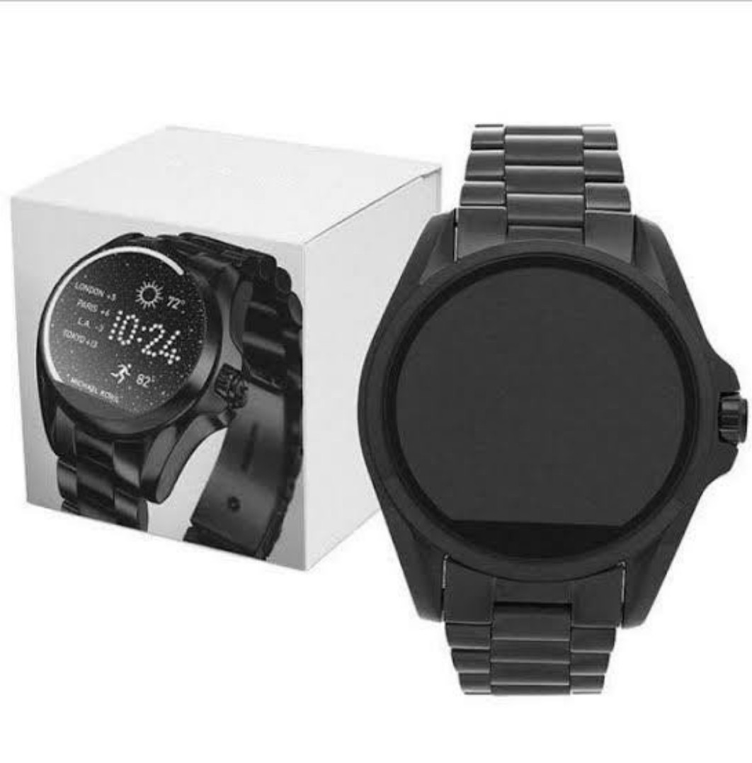 black michael kors smart watch