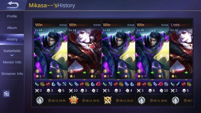 Mobile Legend Selling Legend Alucard Very Cheap Just Name Ur Price On Carousell