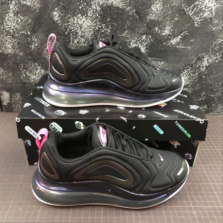 Nike Air Max 720 Black Laser Fuchsia Women s Fashion Footwear