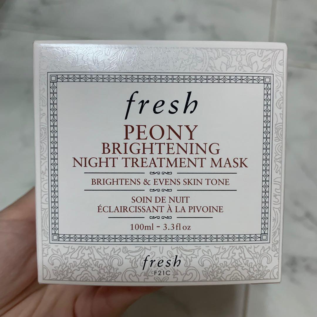 Peony Brightening Night Treatment Mask 100ml Health Beauty Face Skin Care On Carousell