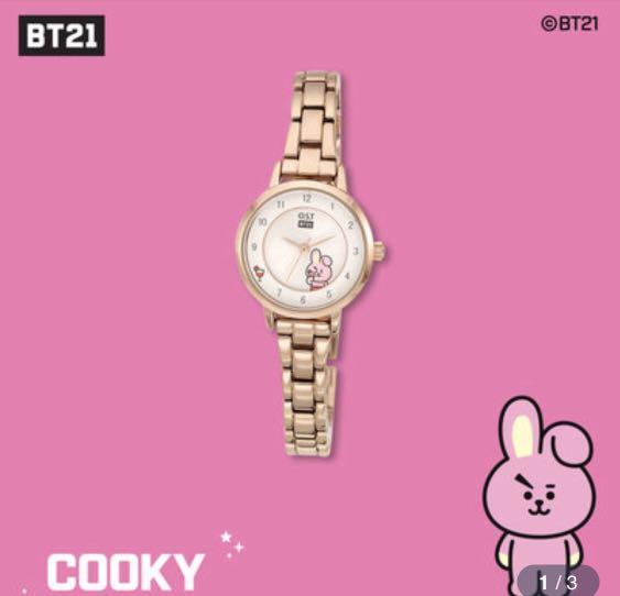 vers jul PO] BT21 OST ROSE GOLD WATCH NEW VERS JUL 2019, Entertainment, K 